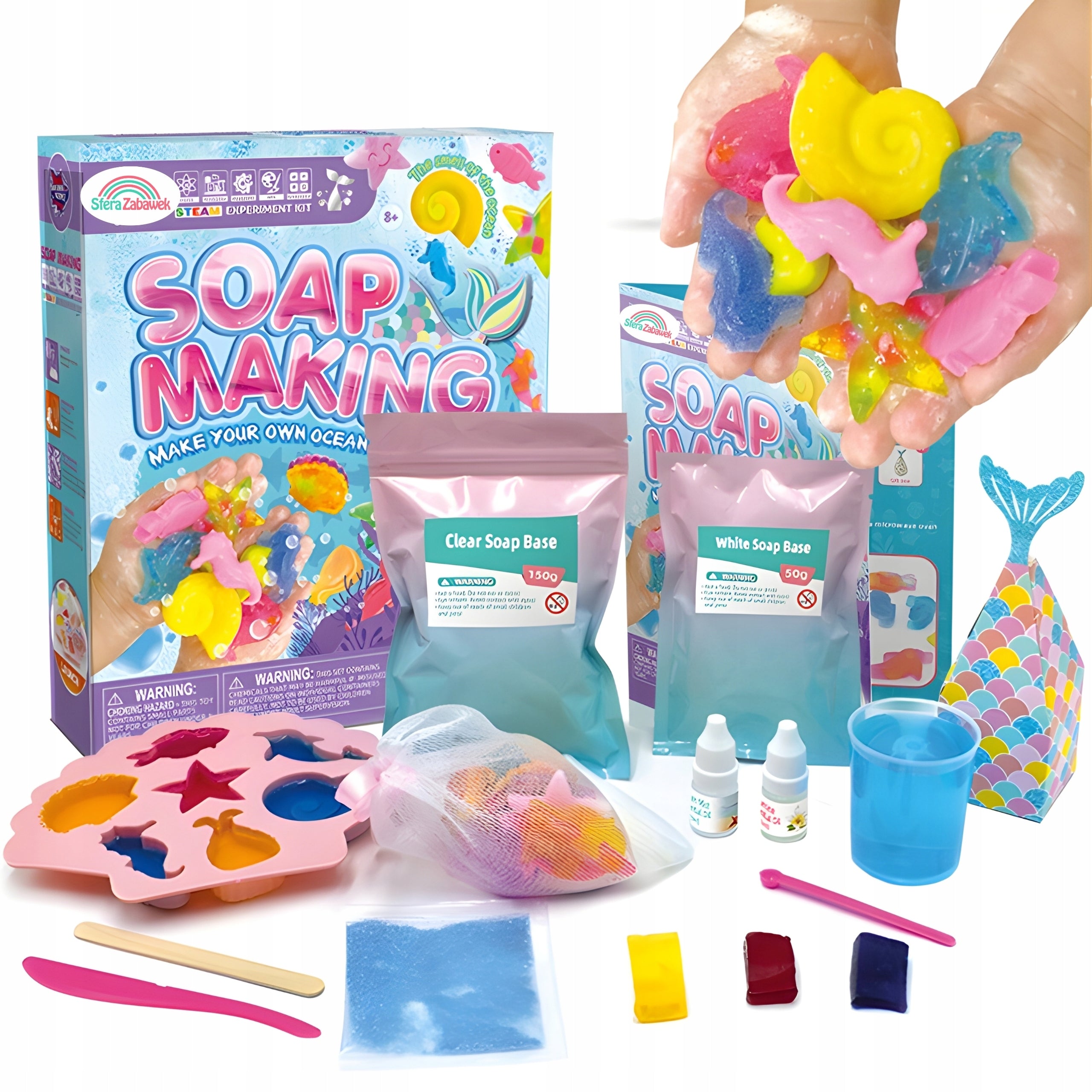 Creative Soap Making Set Kids Soap Ocean Fun