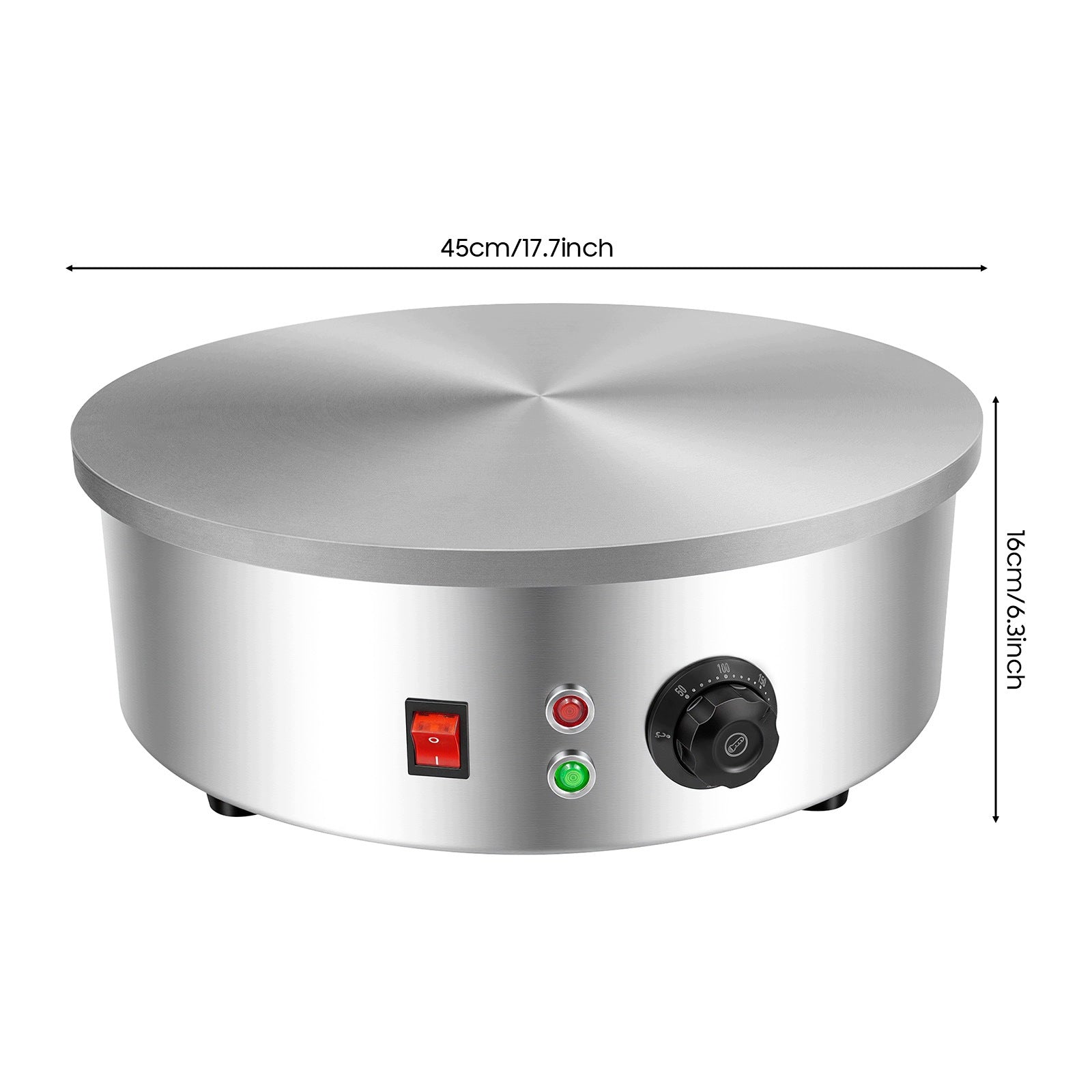 Crepe Maker, Electric Crepe Maker, Crepe Maker with Spreader&Spatula Manufacturer code dcaser45823