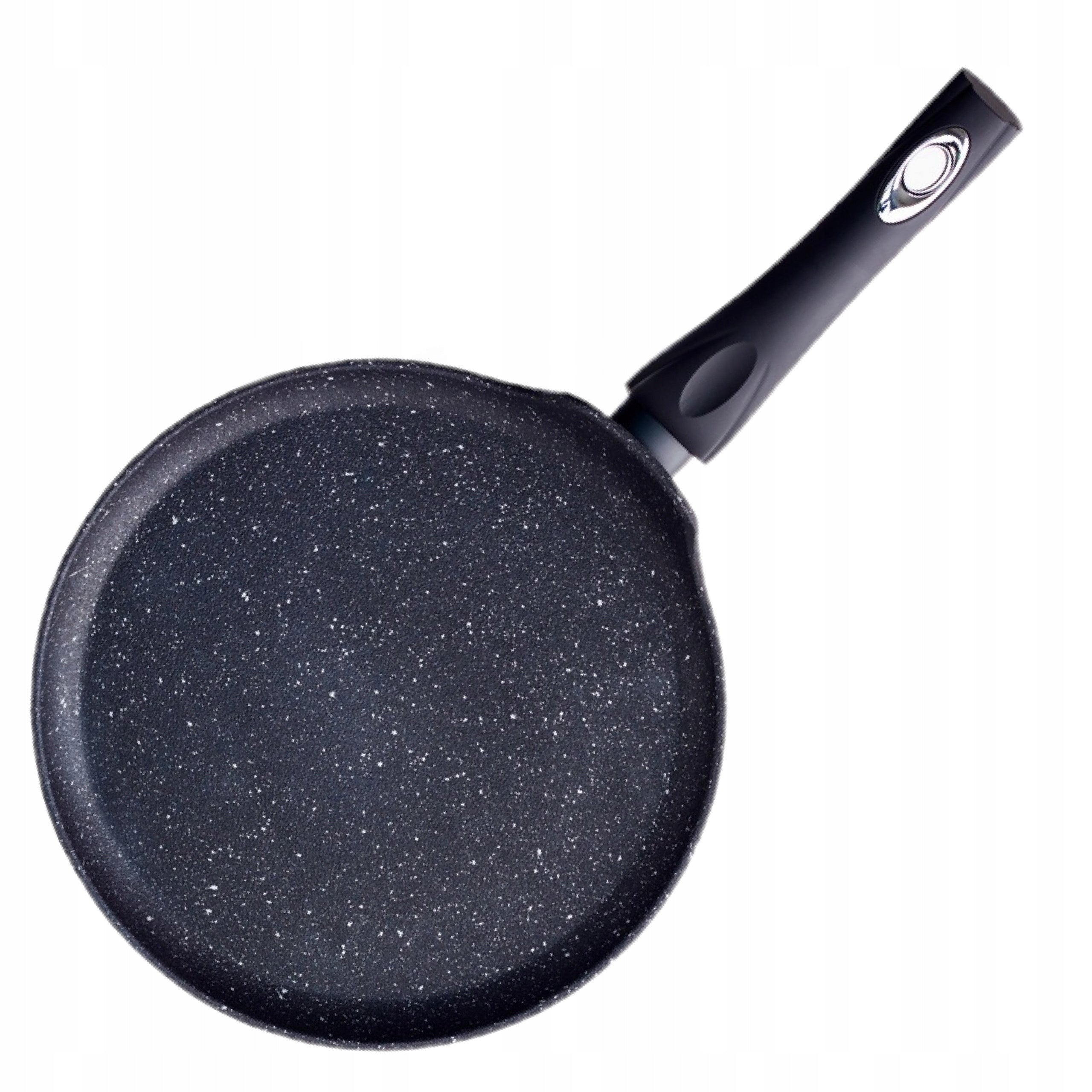 Crepe Pan Induction 26 cm Stone Black Gas Tivano Berretti