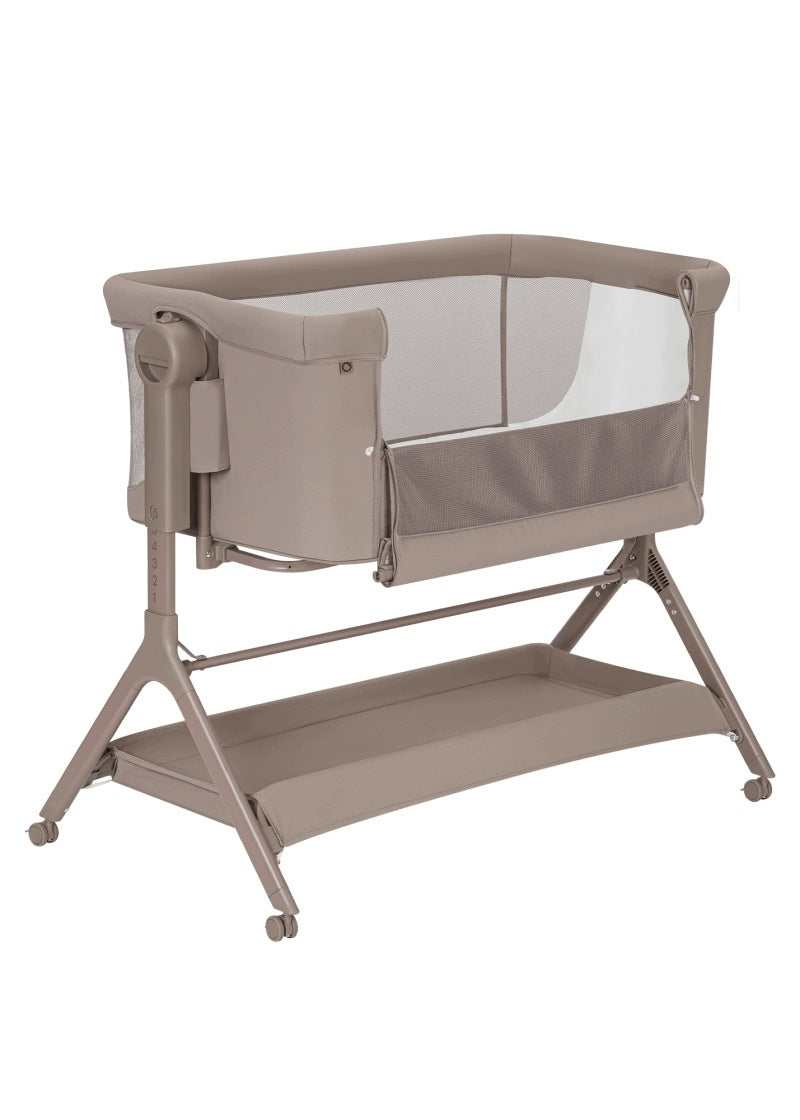 Crib cradle LIONELO LEONIE PLUS 3in1 Baby crib taupe Brand Lionelo