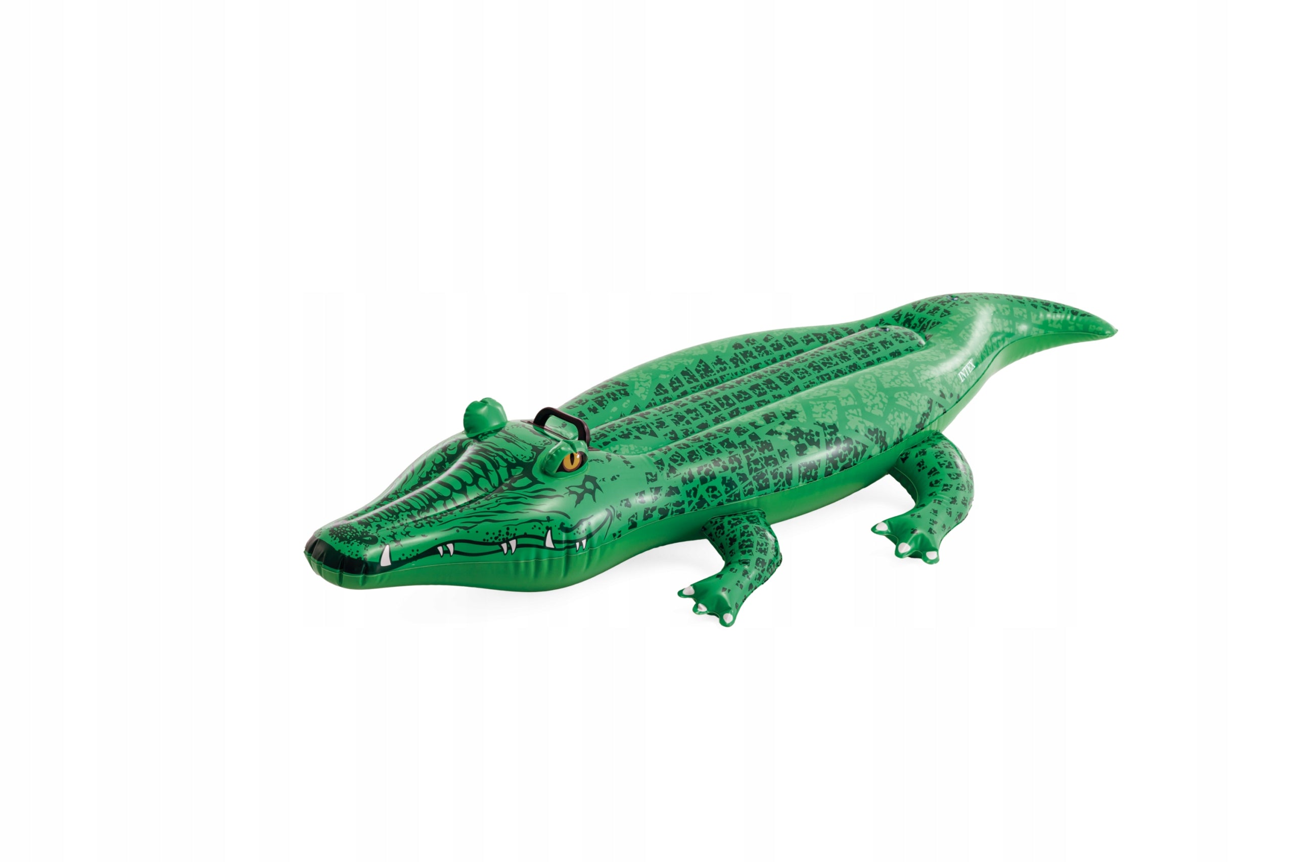 Crocodile inflatable swimming mattress for children 168x86 cm INTEX 58546
