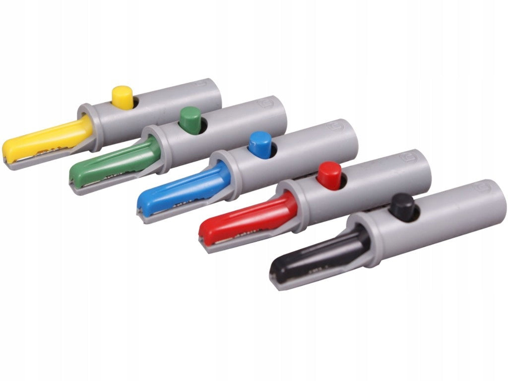 Crocodiles for ECG camera made of plastic, 5 pcs.