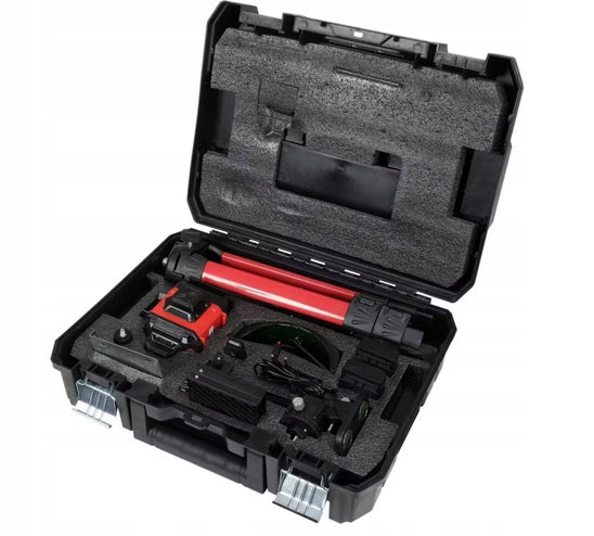 Cross laser Yato 16-line 4D green 30m suitcase, tripod, accessories Packaging status original