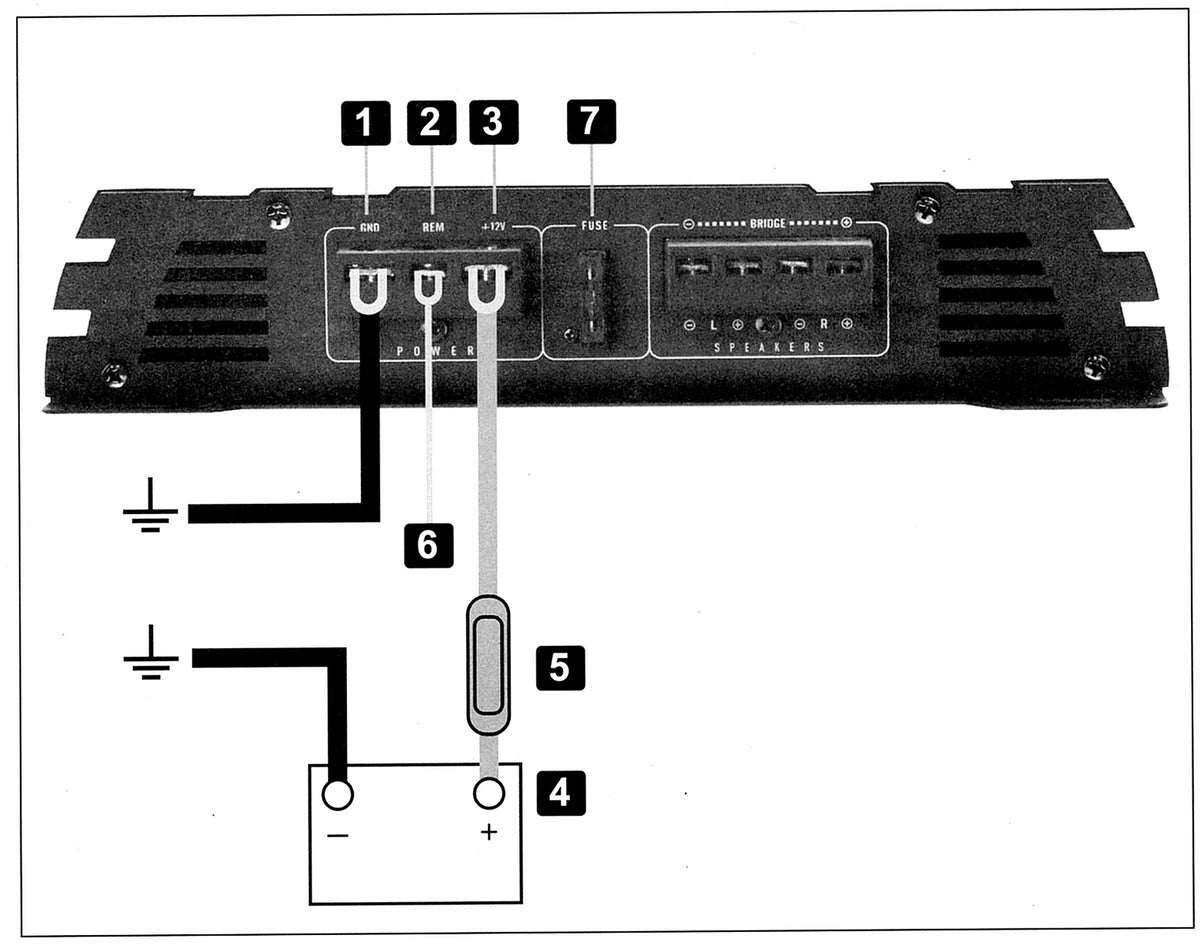 Crunch GPX600.2 2x80W or 1x300W 2-Channel Amplifier for Subwoofer Manufacturer code GPPX600.2