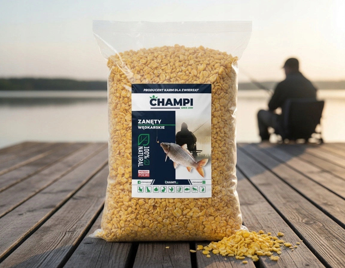 Crushed maize 4,5kg MICRONIZED grain fishing bait carp bream Packaging status original