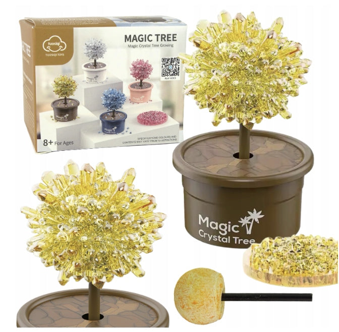 Crystal Breeding Set Magic Tree Crystal Flower Pot Video Packaging status original