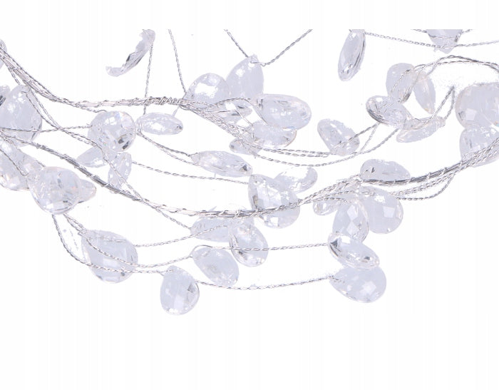 Crystal garland transparent 150cm Wedding Christmas Brand Emized