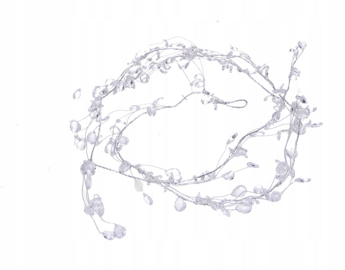 Crystal garland transparent 150cm Wedding Christmas