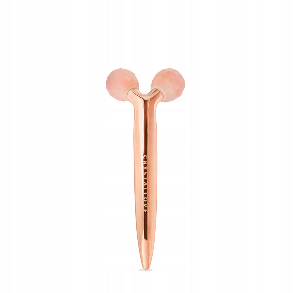 Crystallove 3D Face Lifting Massager with Rose Quartz Brand CRYSTALLOVE