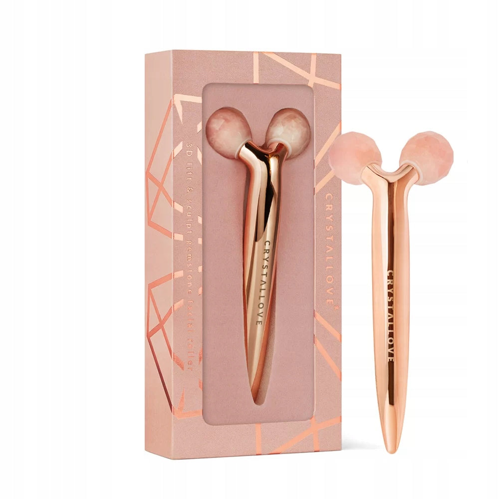 Crystallove 3D Face Lifting Massager with Rose Quartz