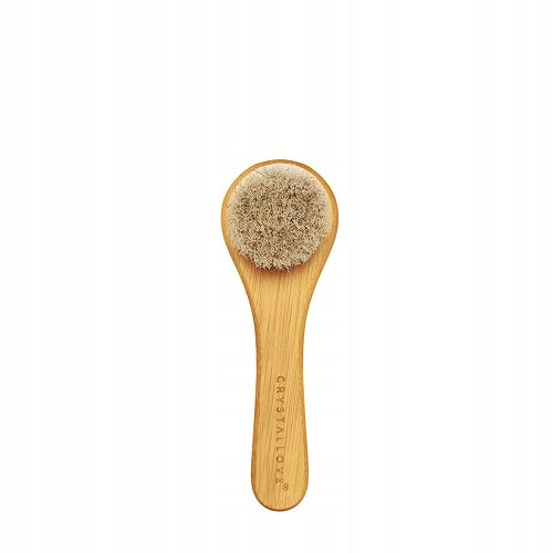 Crystallove Bamboo brush for face, neck, neckline and bust massage Batteries included no