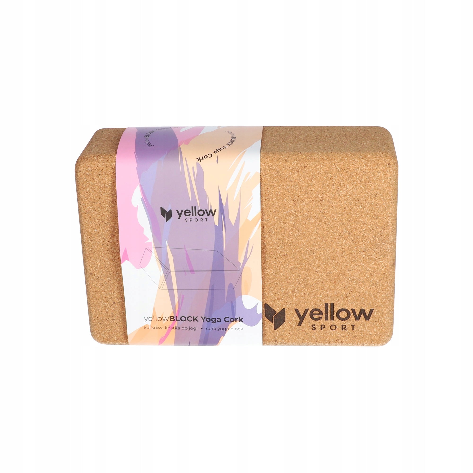 Cube Block Cork Block For Yoga Exercise Stretching Natural Cork Manufacturer code YBYC