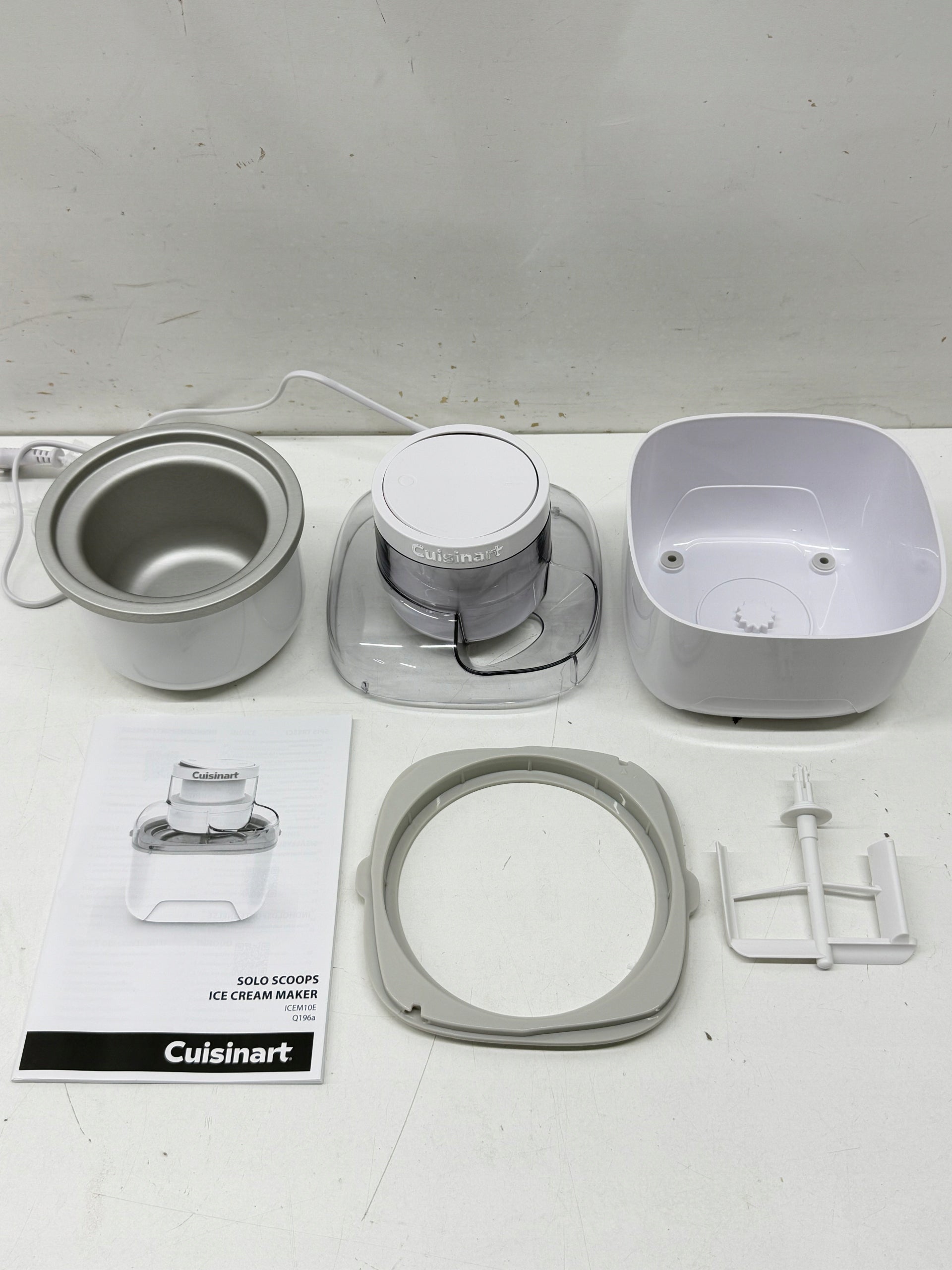 Cuisinart Solo Scops Sorbet Ice Cream Machine Homemade Yoghurt Ice Cream Summer Spring Brand no brand