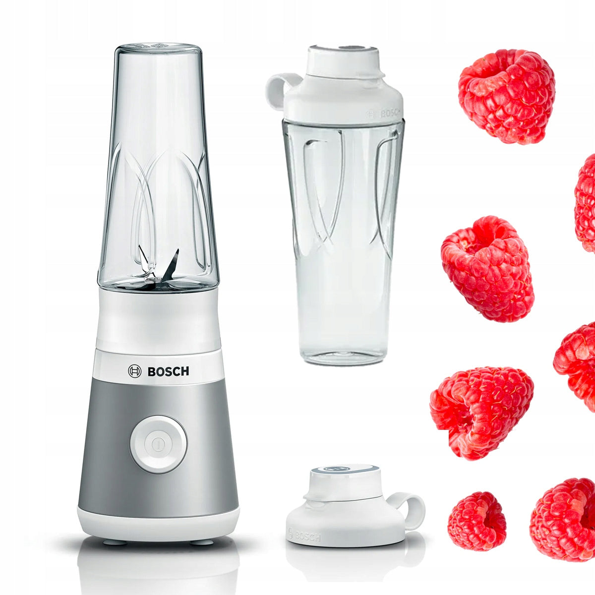 Cup Blender Bosch MMB2111T 450W Steel Blade Bottle ToGo Sports