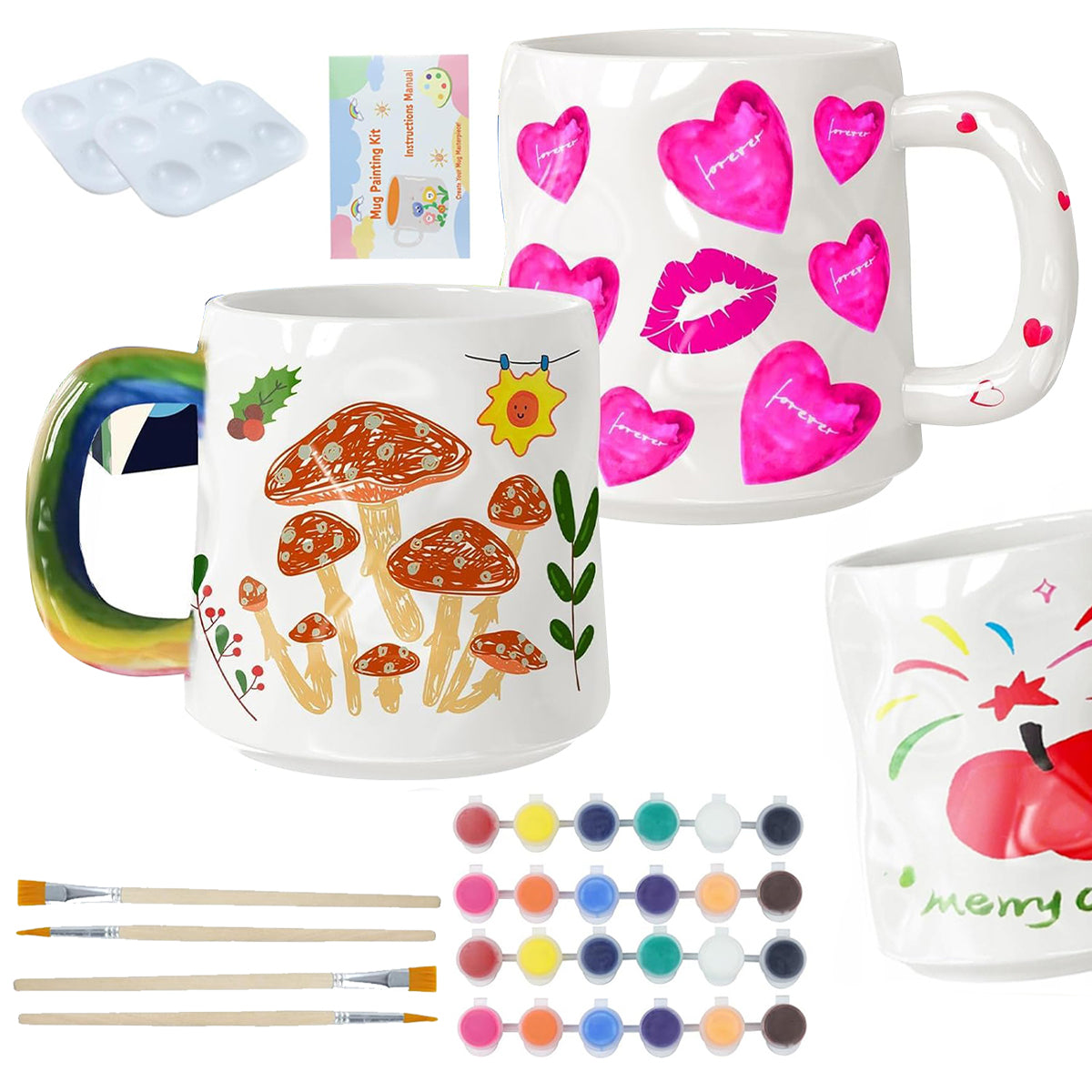 Cup Painting Kit Ceramic Coffee Cup Painting Kit