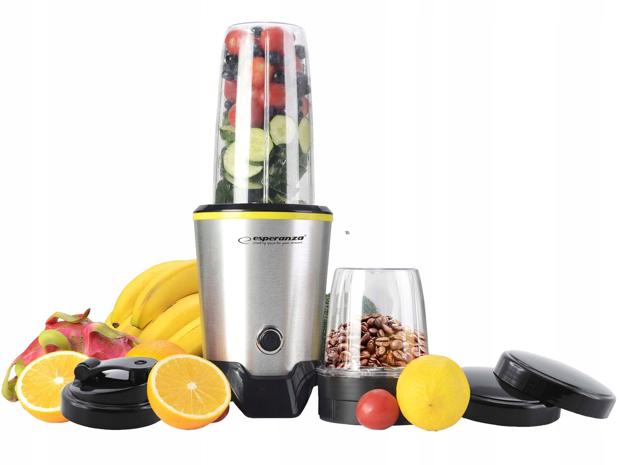 Cup blender Esperanza EKM028 Nutri Master 1000 W silver Manufacturer code EKM028