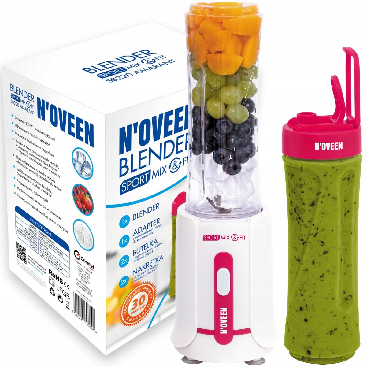 Cup blender N'OVEEN SB220 300 IN ICE CRUSH