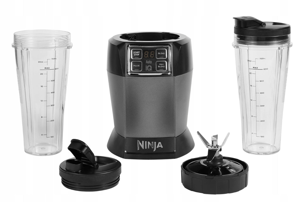 Cup blender NINJA BN495EU sports smoothie cocktail + 2 water bottles Power rating 1000 W