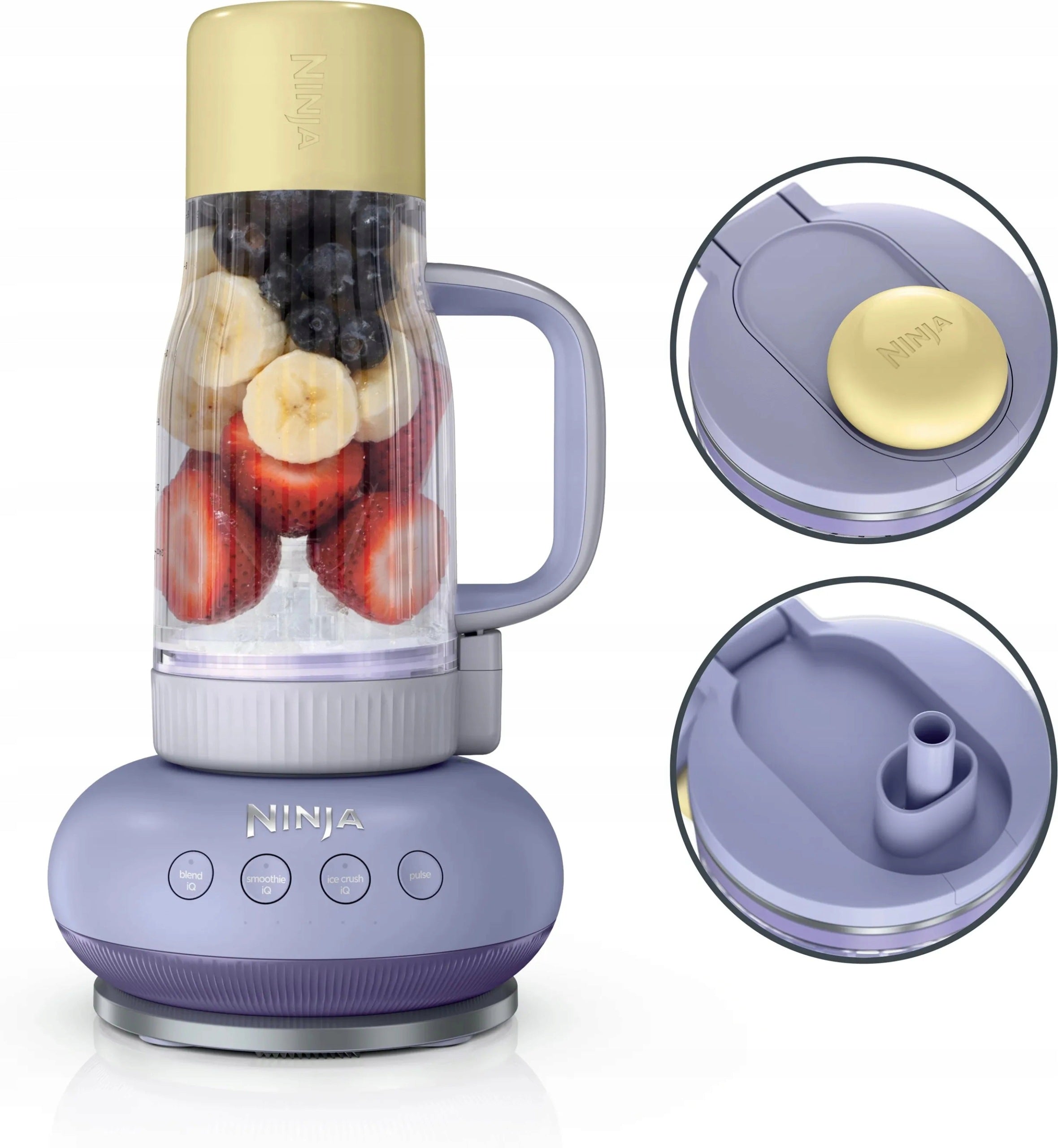 Cup blender Ninja BlendBoss DB351EUPR with portable cup 3 modes