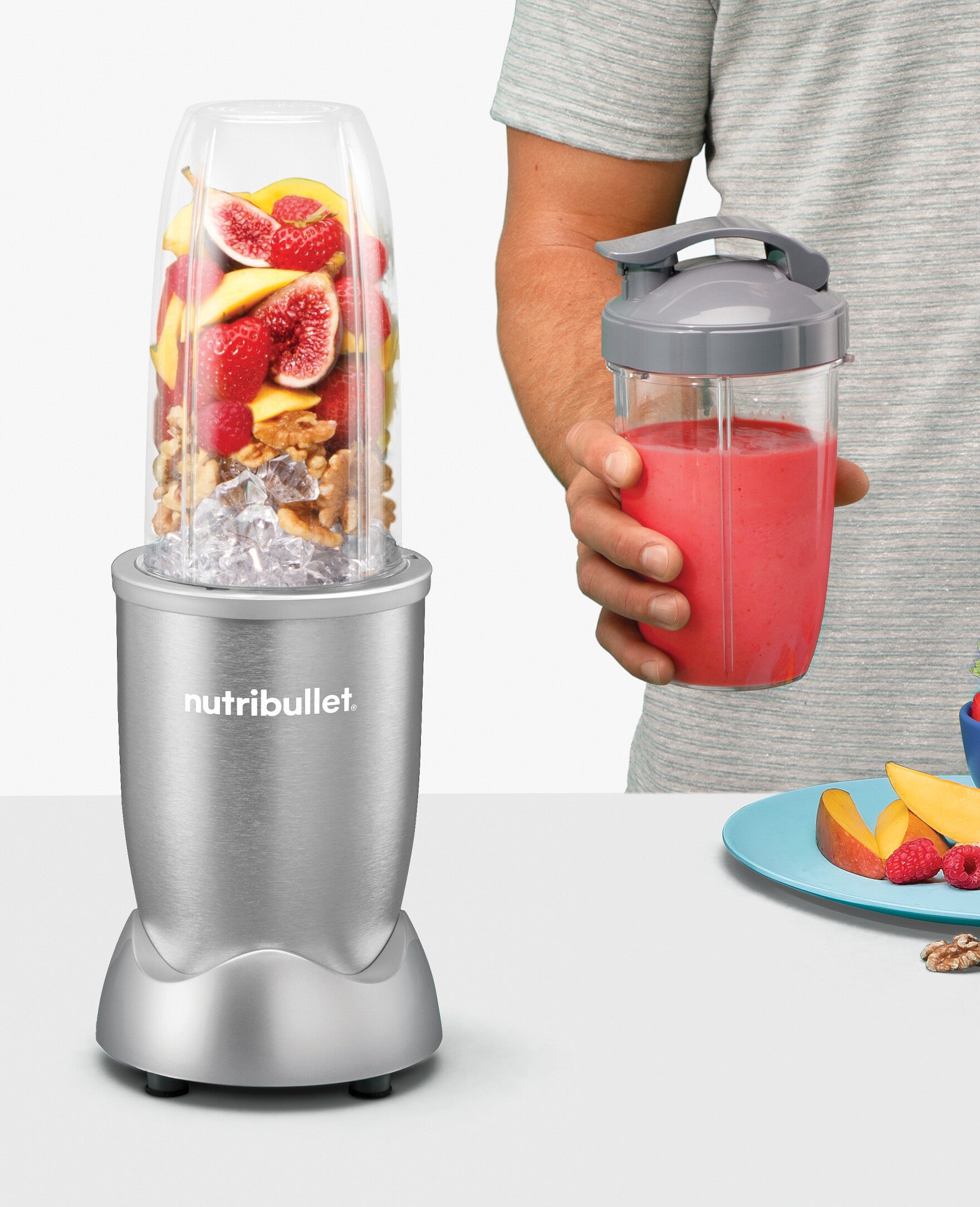 Cup blender NutriBullet NB907S 900 W silver/grey Manufacturer code NB907S