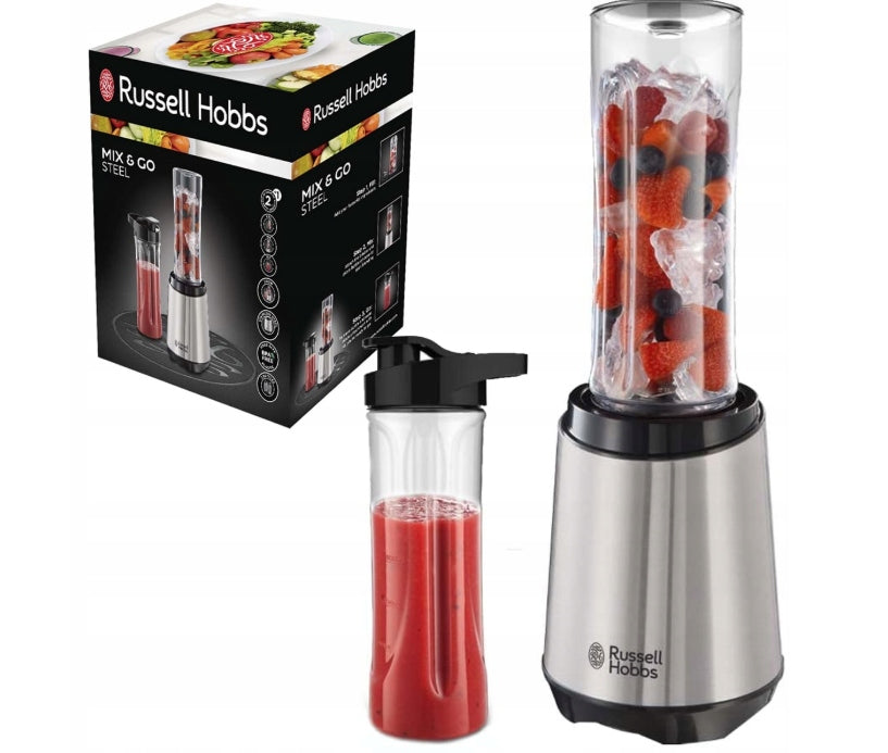 Cup blender Russell Hobbs 23470-56 Mix&Go 600ml smoothie 300W steel