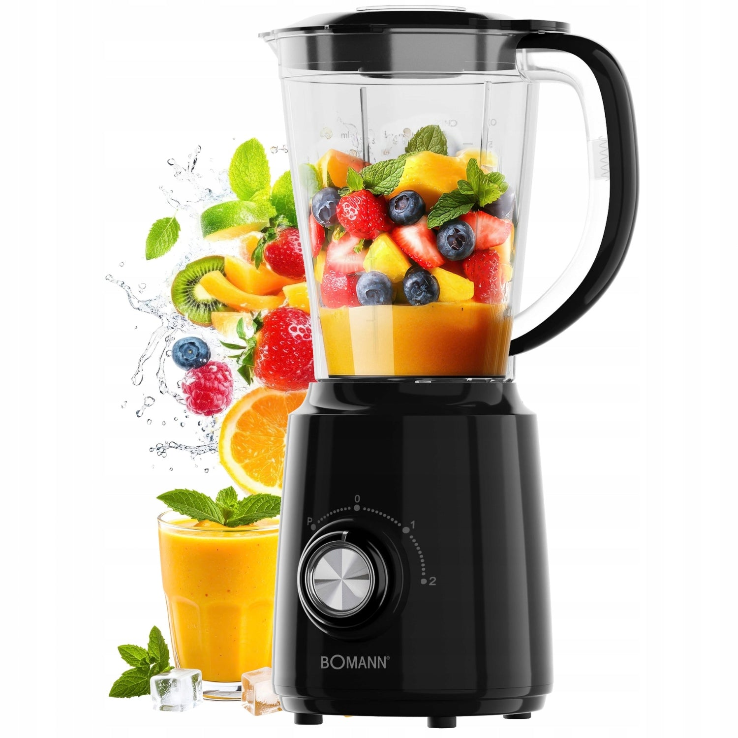 Cup blender for smoothies and cocktails Bomann UM 6091 CB ice crushing