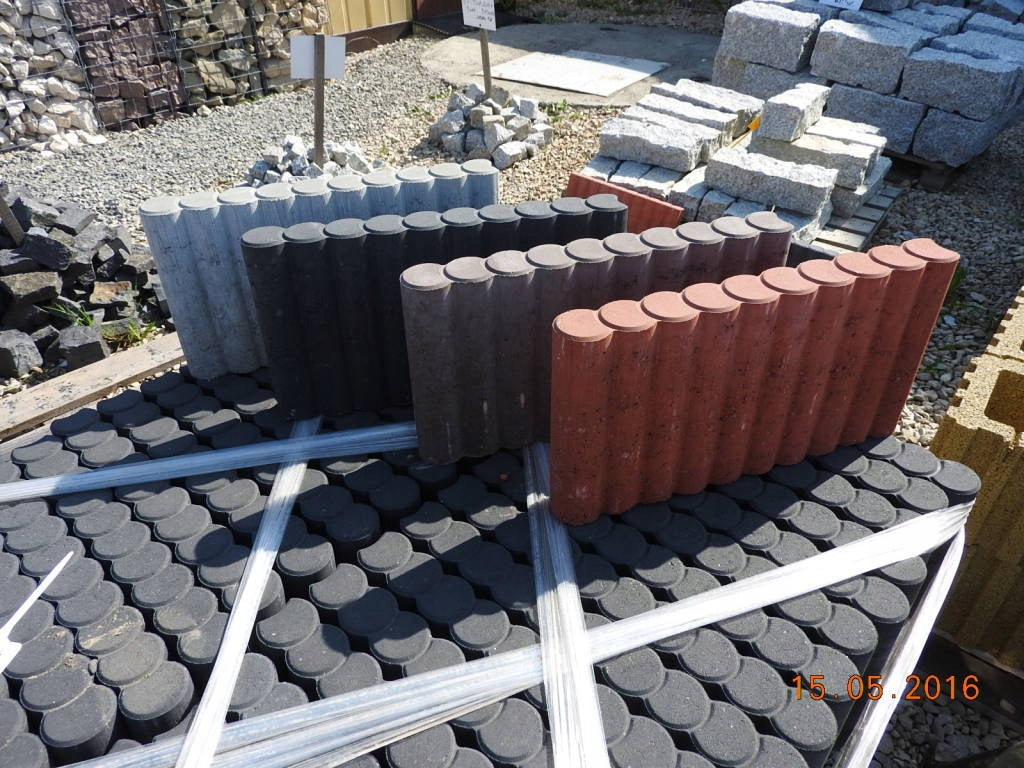 Curb Palisade Garden Edge Concrete 38 pcs Packaging status original