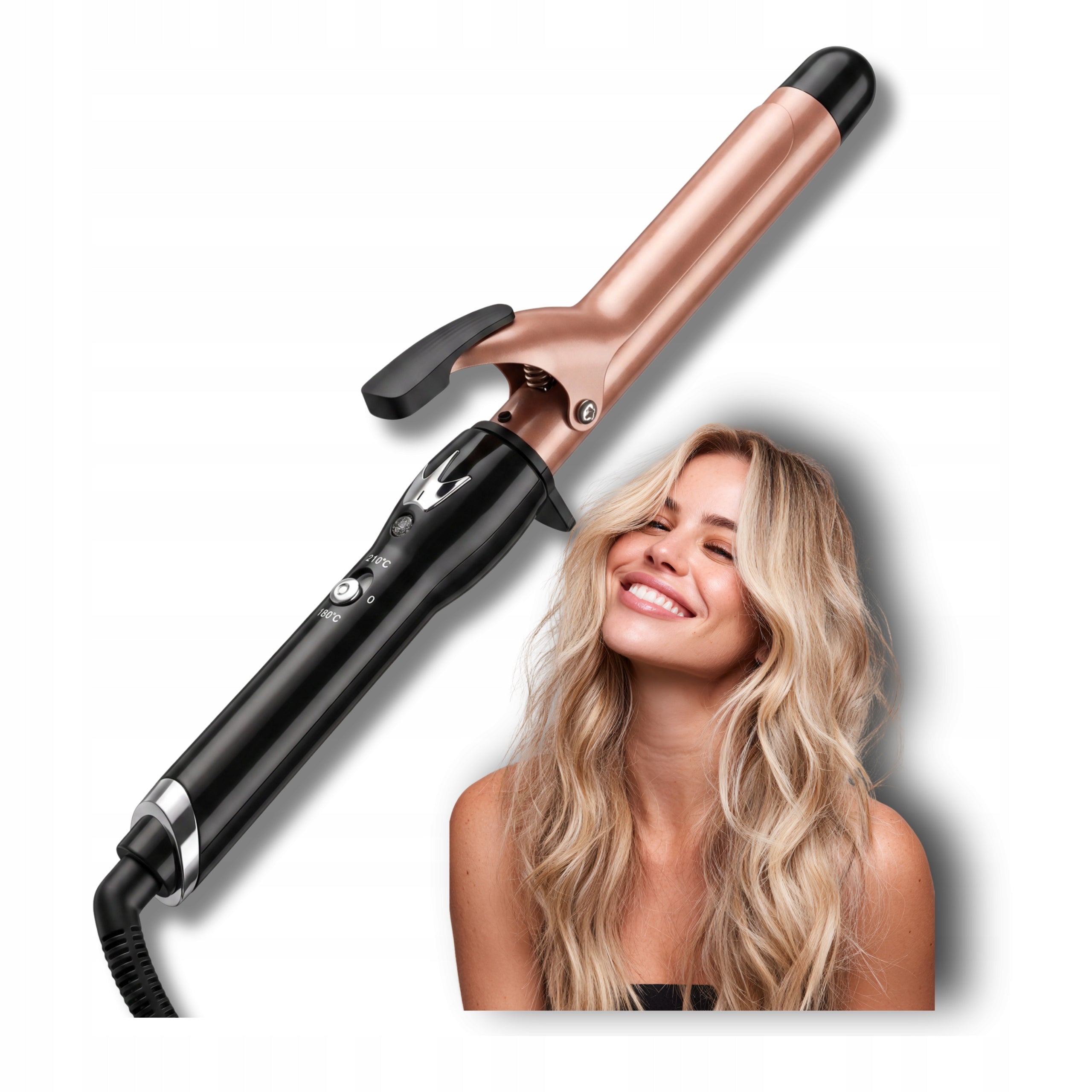 Curler Hair Curler For Curling Temperature Adjustment Effect Curls Hollywood