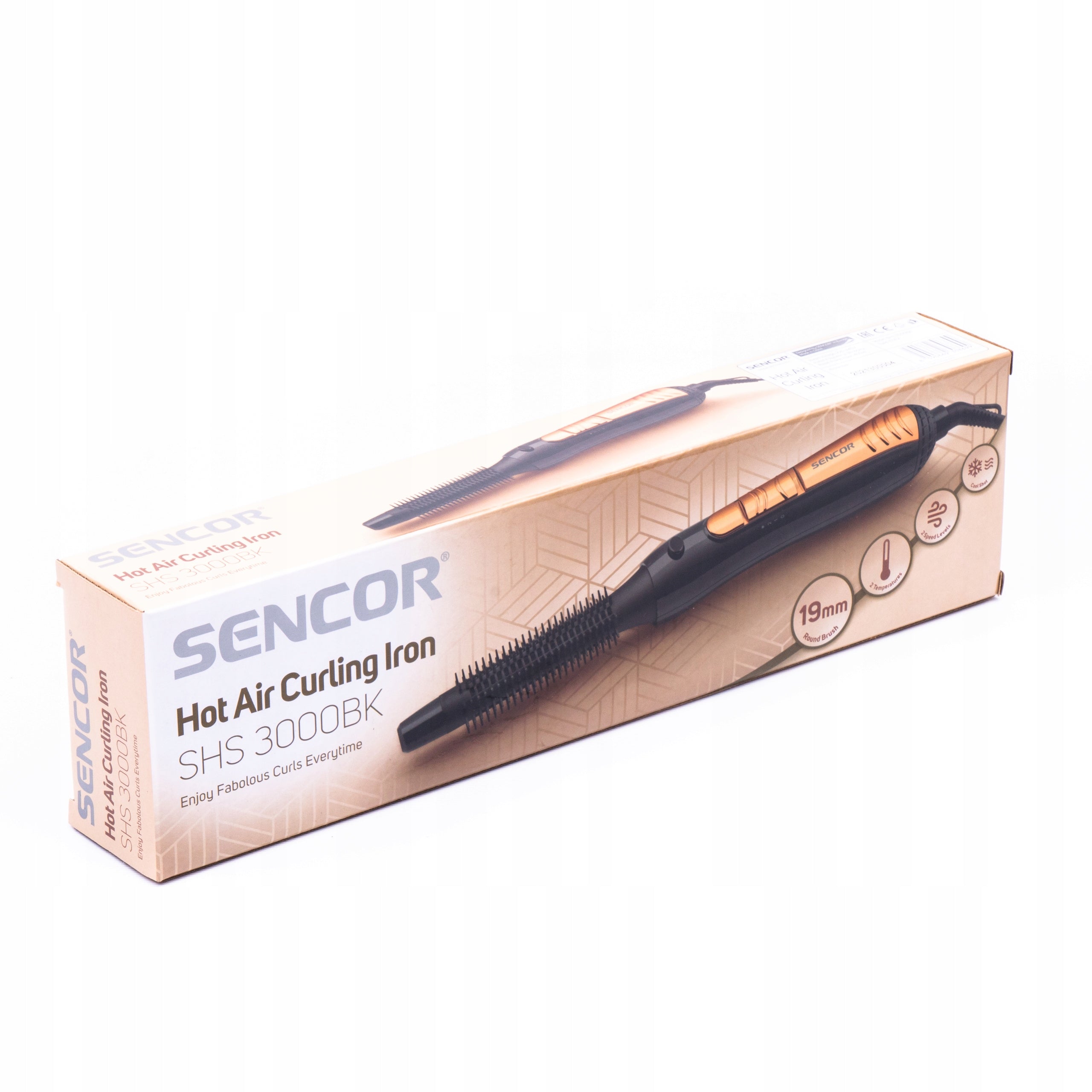 Curler Hair Dryer SHS 3000BK Packaging status original
