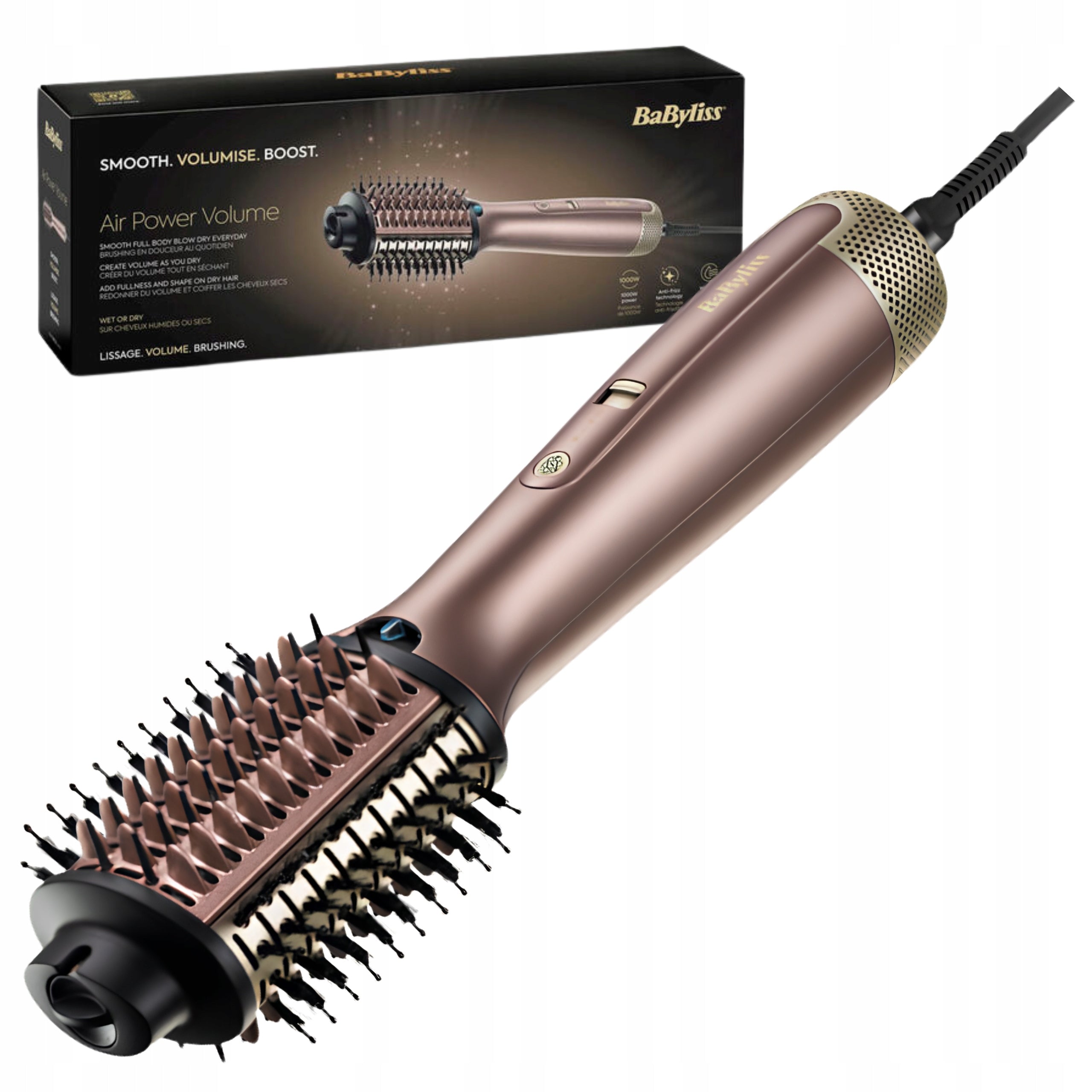 Curler - dryer BABYLISS Air Power Volume AS95E 1000 W Ionization