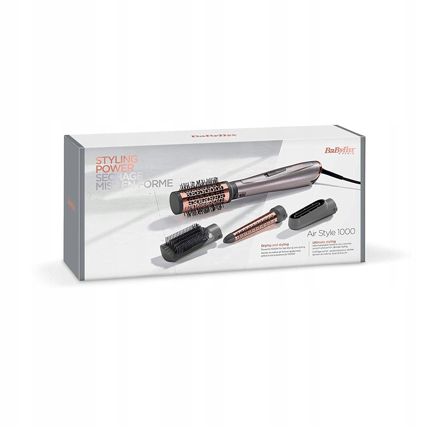 Curler-dryer Babyliss AS136E Ionization 1000W Packaging status original
