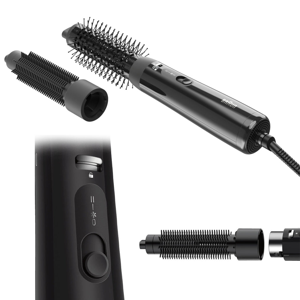 Curler-dryer Braun brush with hot air BRAS