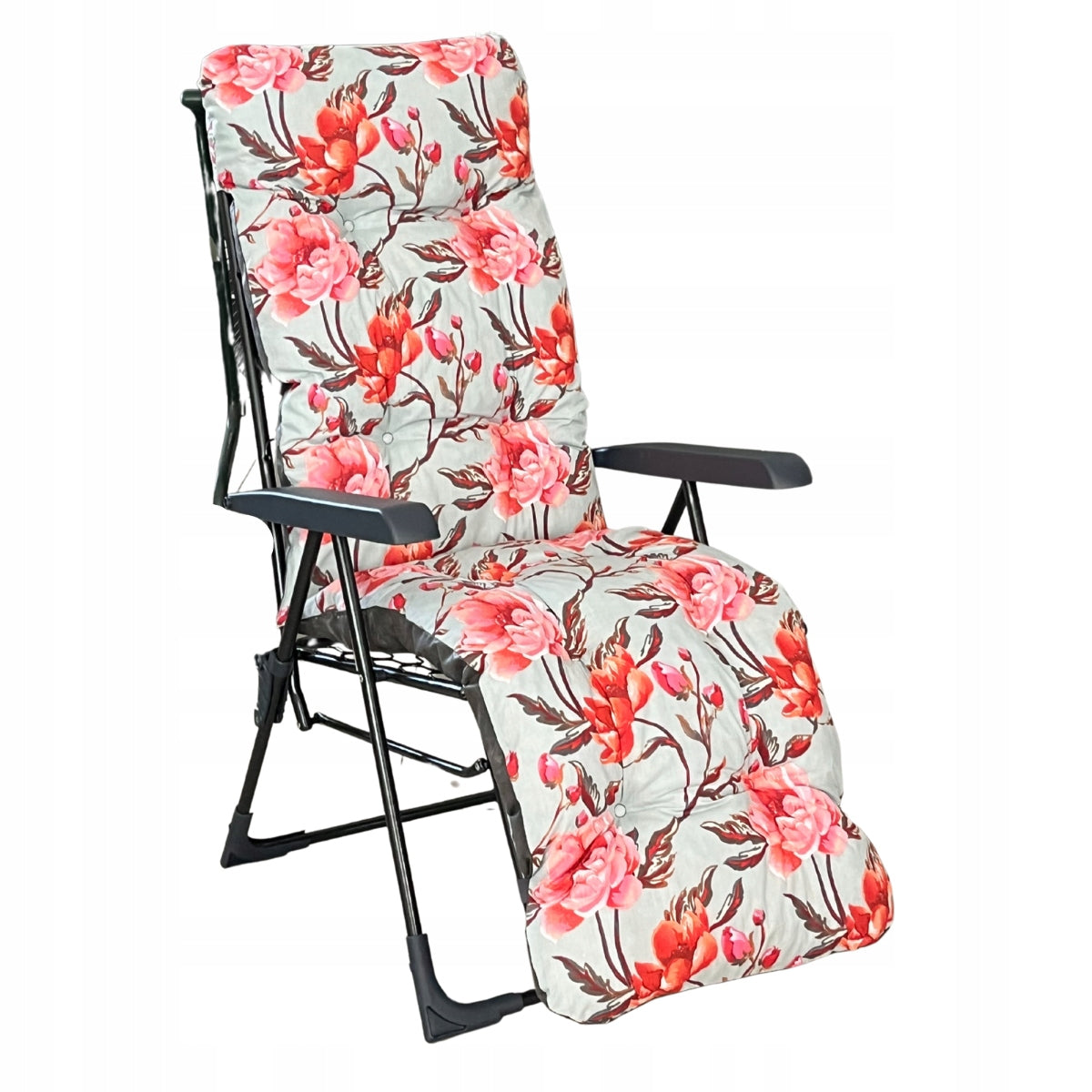 Cushion for garden lounger armchair Thick Comfortable made in Poland 6 colors Manufacturer code Poduszka Malaga z podnóżkiem