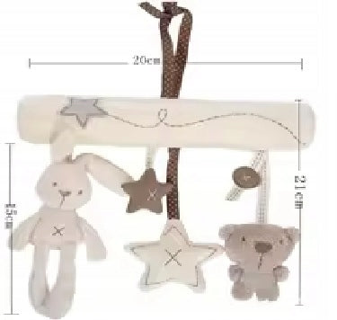 Cute Plush crib stroller pendant rattle melody Brand Jokomisiada