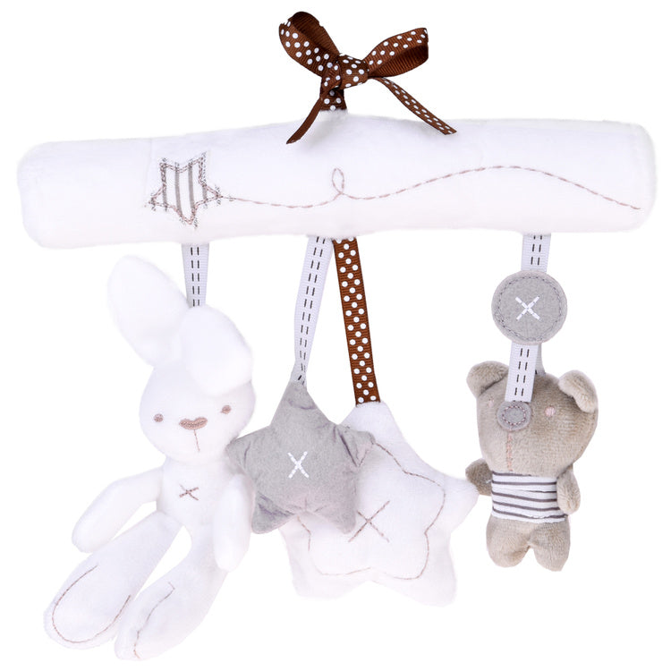 Cute Plush crib stroller pendant rattle melody Packaging status original