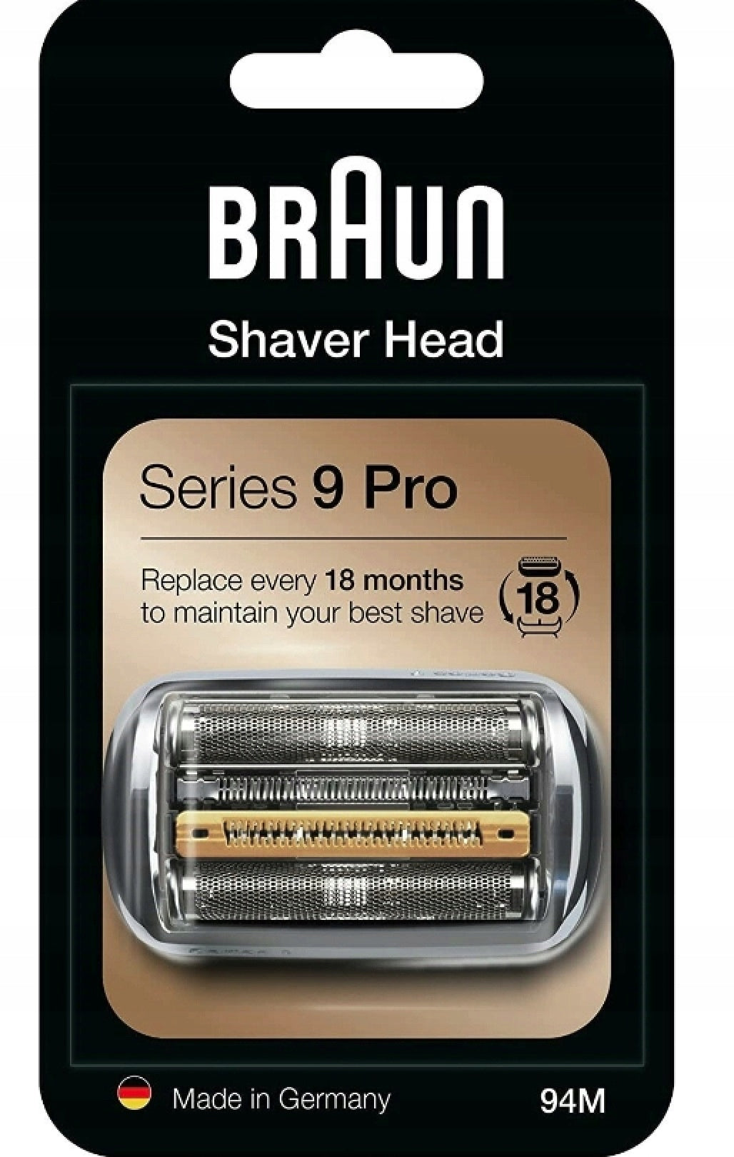 Cutting head Blade block for shaver Braun Series 9 Pro 94M silver Manufacturer code 81747657