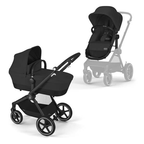 Cybex Eos Lux Trolley Deep-Walk Frame Black Moon Black Brand Cybex