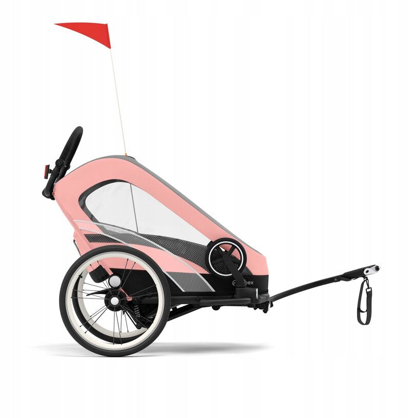 Cybex Sport Zeno Bike Trailer 2in1 Sports Stroller | Silver Pink Manufacturer code 4063846203505
