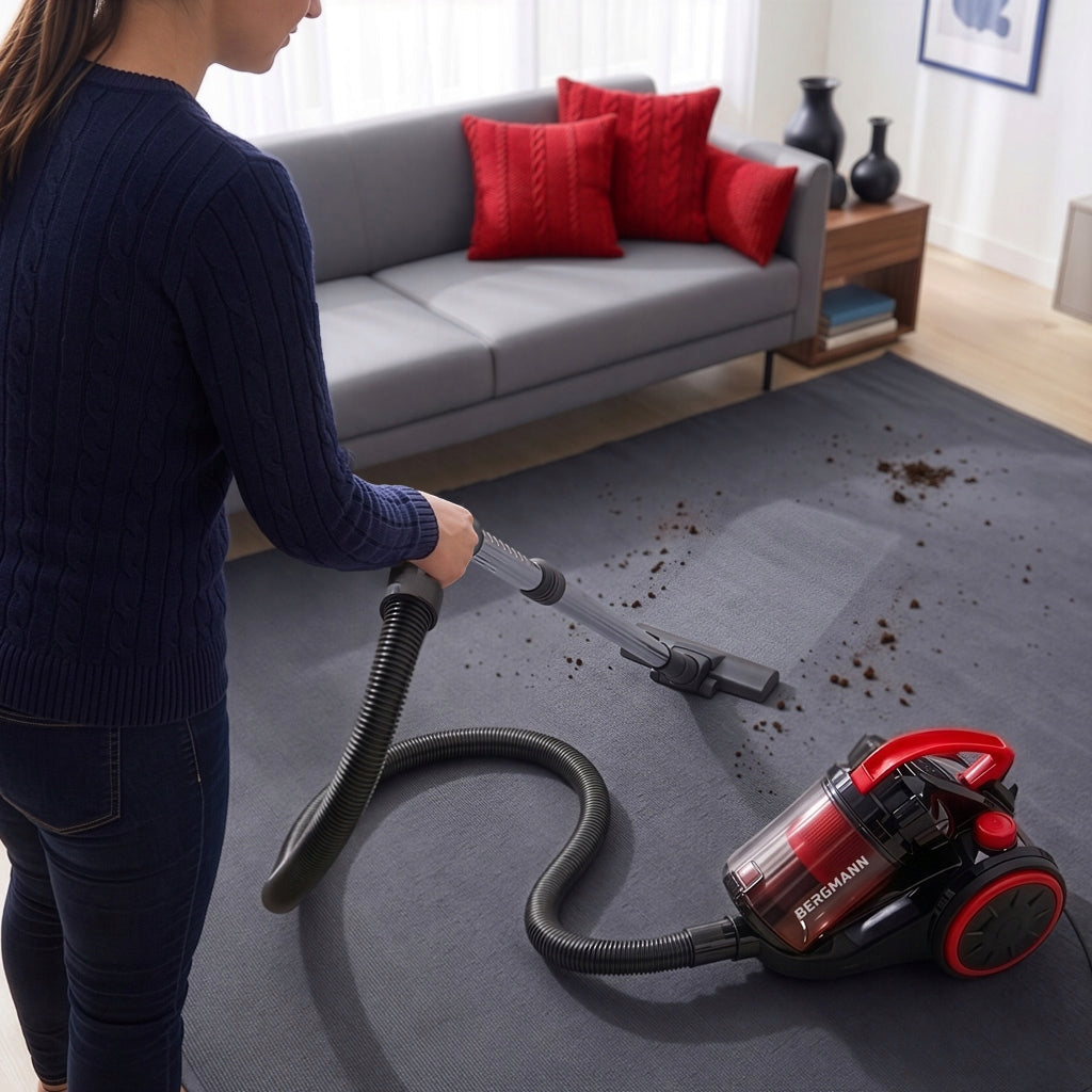 Cyclone Bagless Vacuum Cleaner BERGMANN 3500 W 3L HEPA Filter Model BT002O 3500 W