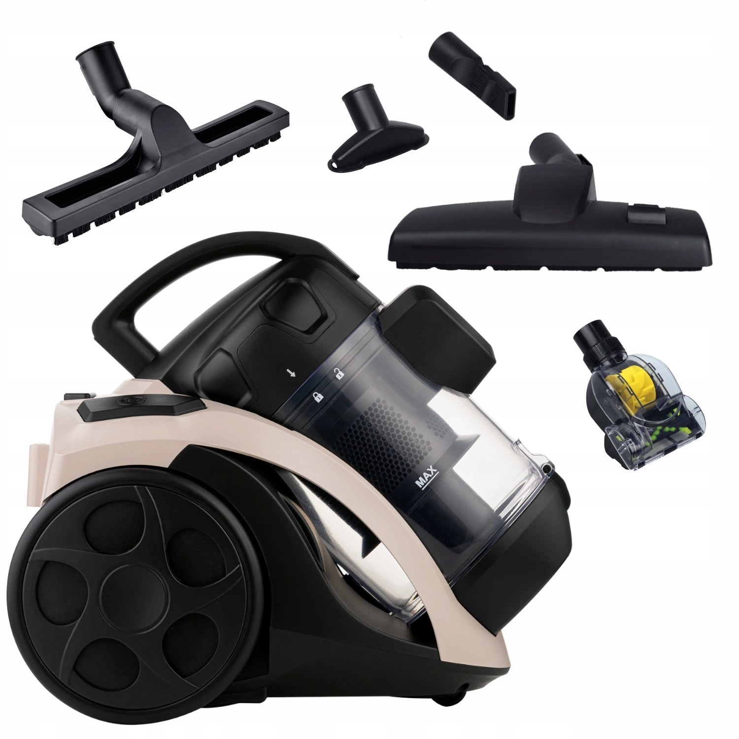 Cyclone Bagless Vacuum Cleaner Raven EO009B 899W HEPA H13 7m + 5 Tips