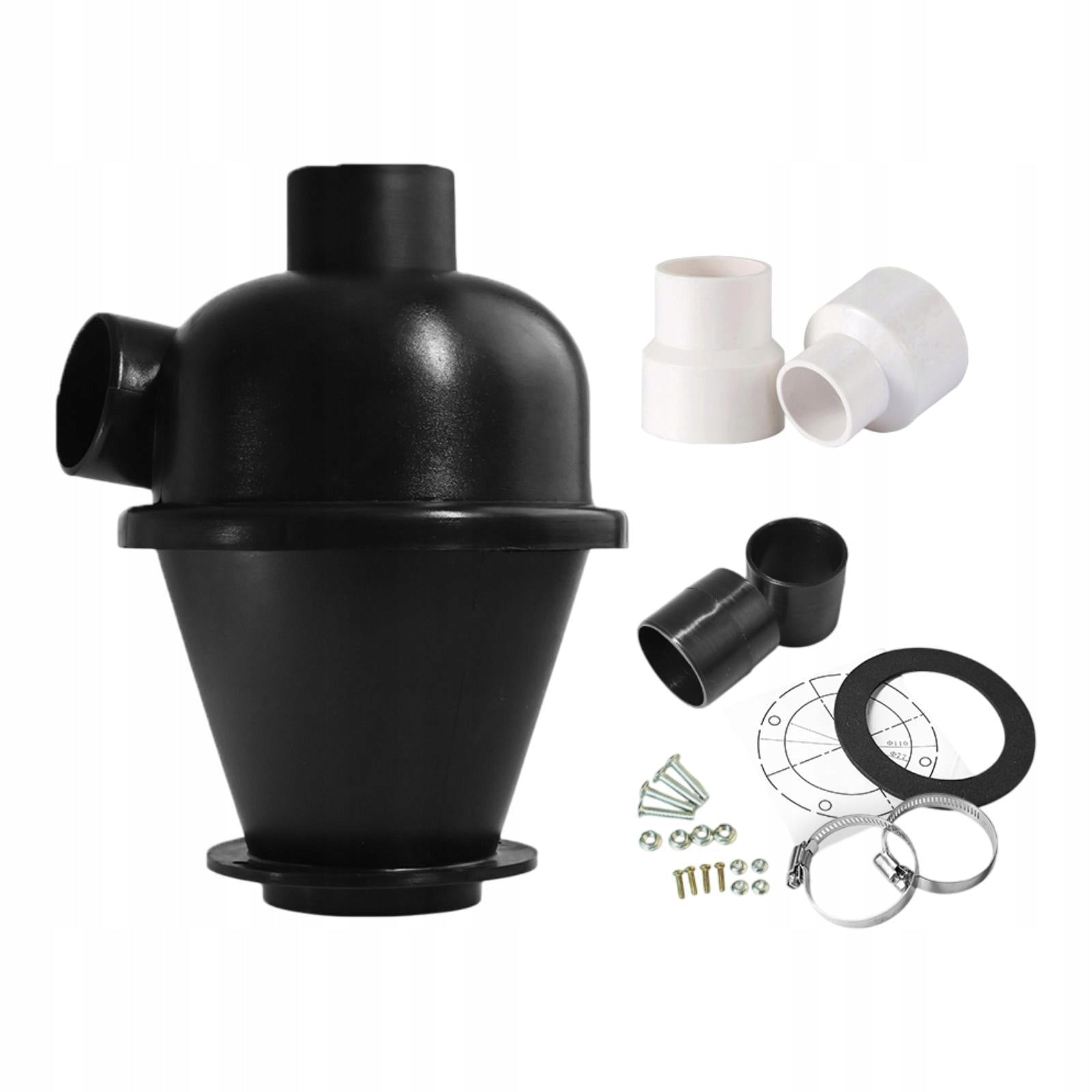 Cyclone Dust Collector Construction Waste Porable Accessories Easy to