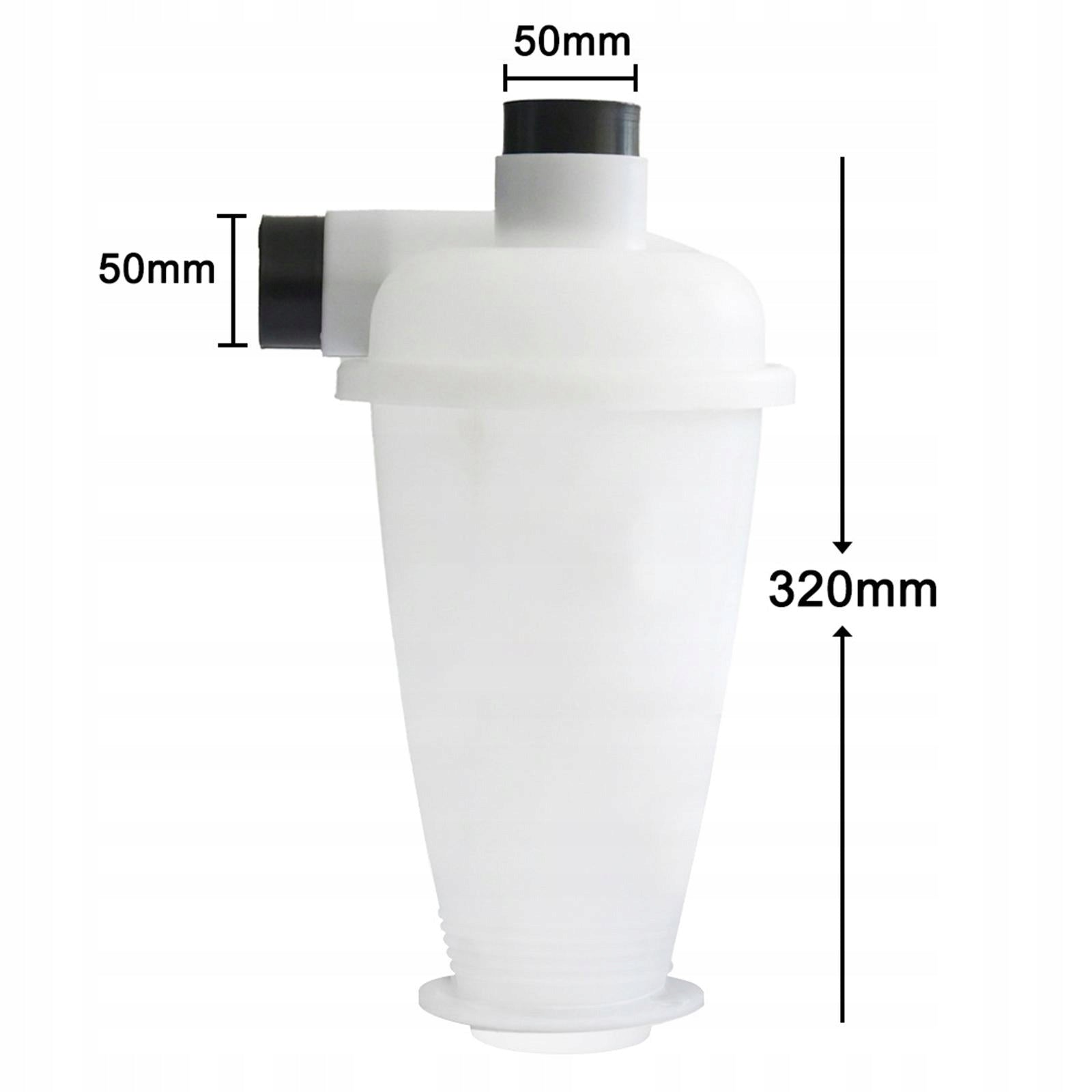 Cyclone Filter Dust Collector Dust Collector Dust Separator with 2M hose Clean water tank capacity 1.1 l