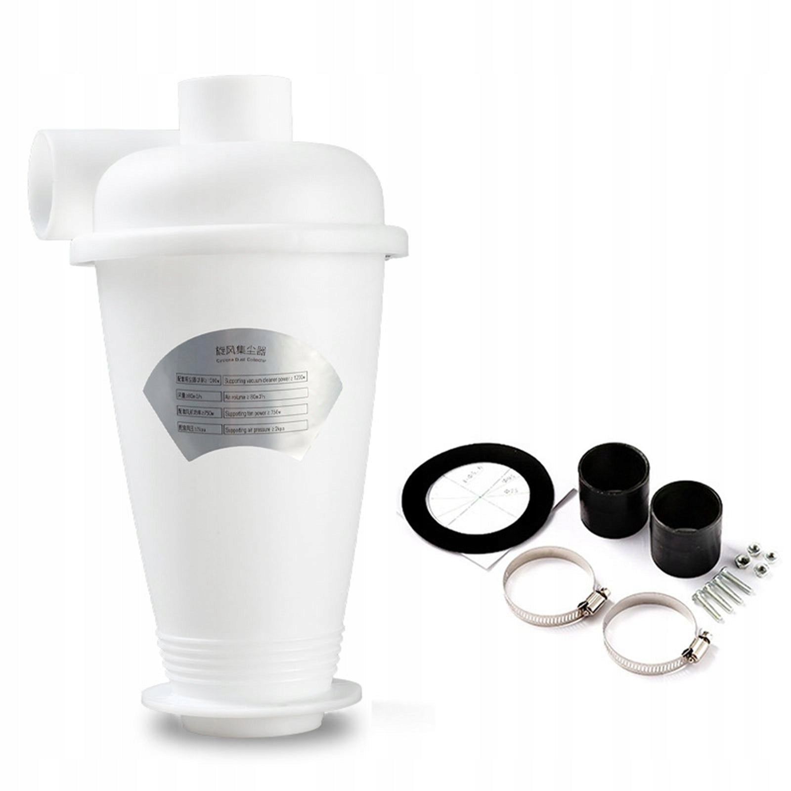 Cyclone Filter Dust Collector Dust Collector Dust Separator with 2M hose Maximum power 1.1 W