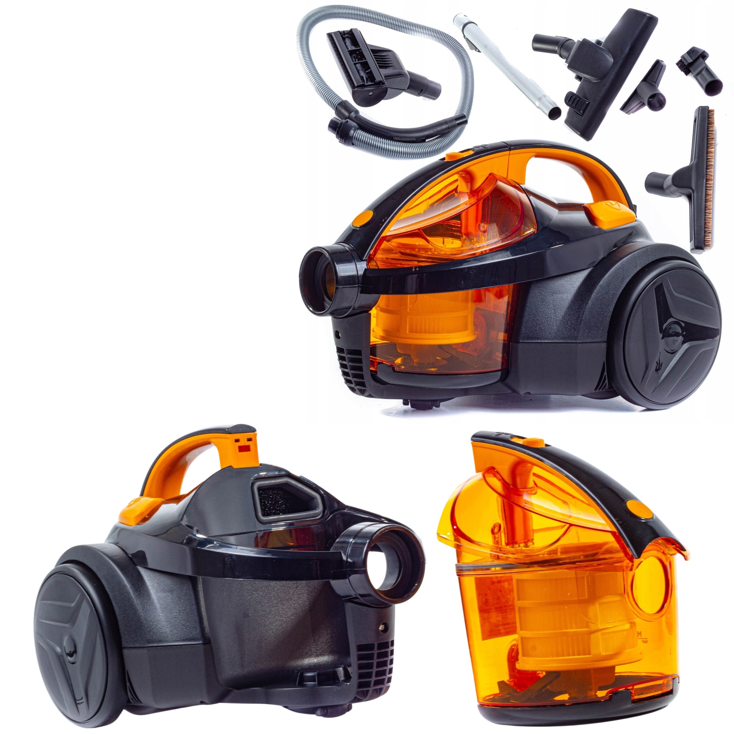 Cyclone Vacuum Cleaner Turbo Brush Bagless Car 2L 800W