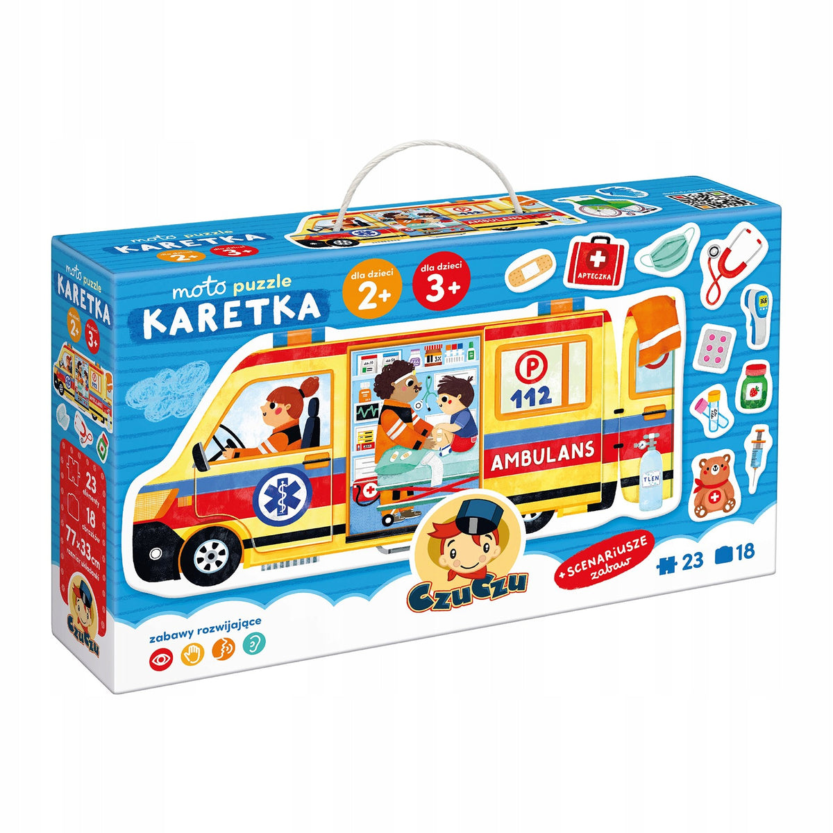 CzuCzu. Moto puzzle Ambulance