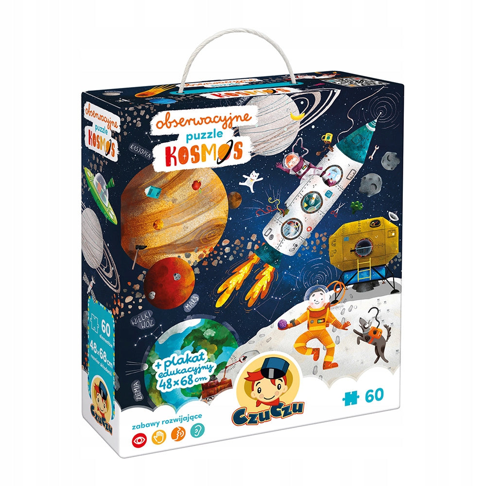 CzuCzu Observational puzzle 60 el. Space 93181 4+ Manufacturer code 493181