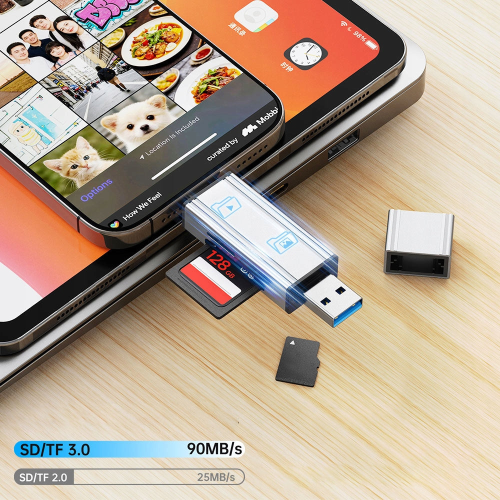 Czytnik Kart SD USB Adapter USB 3.0 USB-C Micro SD Microsd TF 5 Gb/s do 2TB Manufacturer no brand