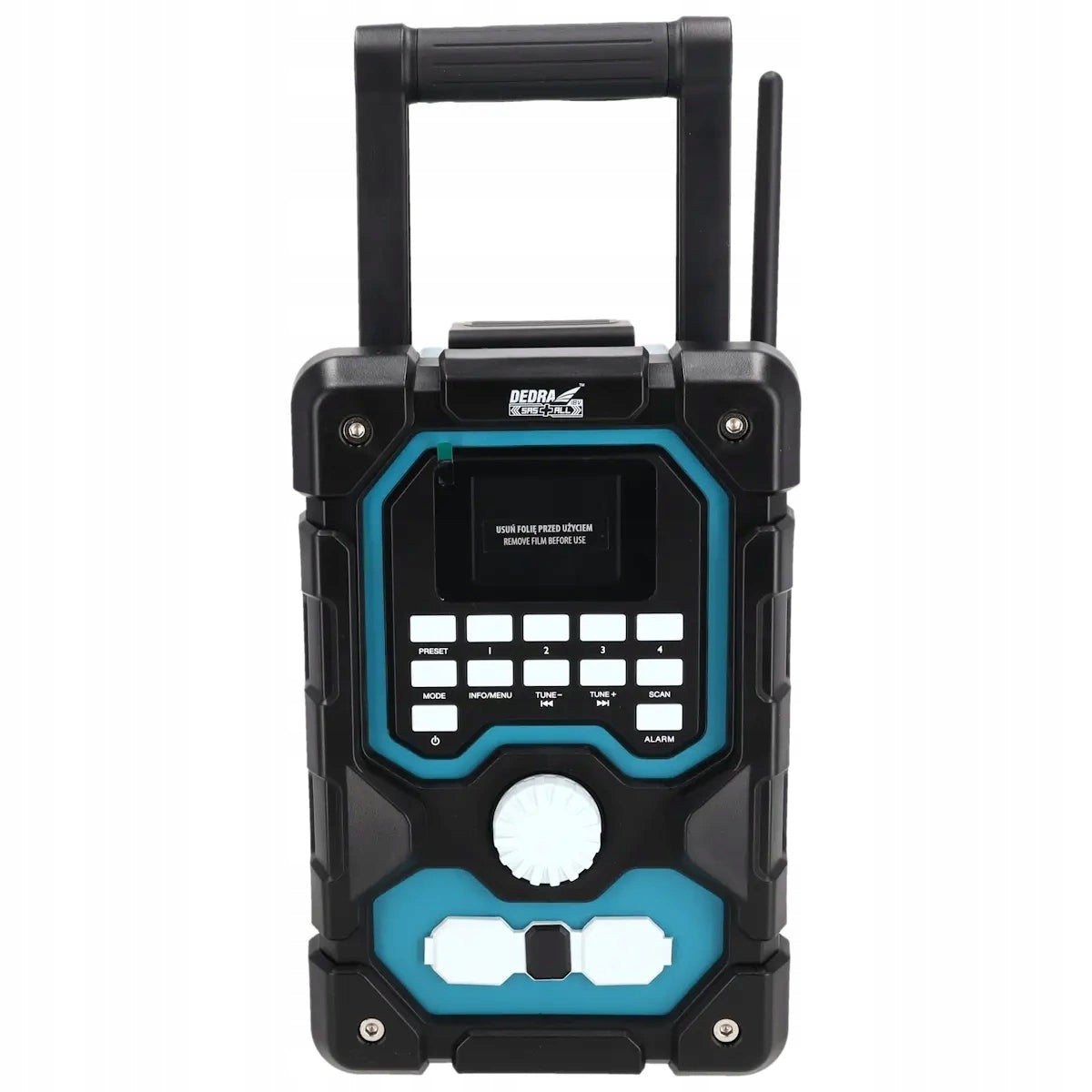 DAB+/FM radio rechargeable bluetooth 18V USB DEDRA SAS+ALL DED7006BT Manufacturer code DED7006BT