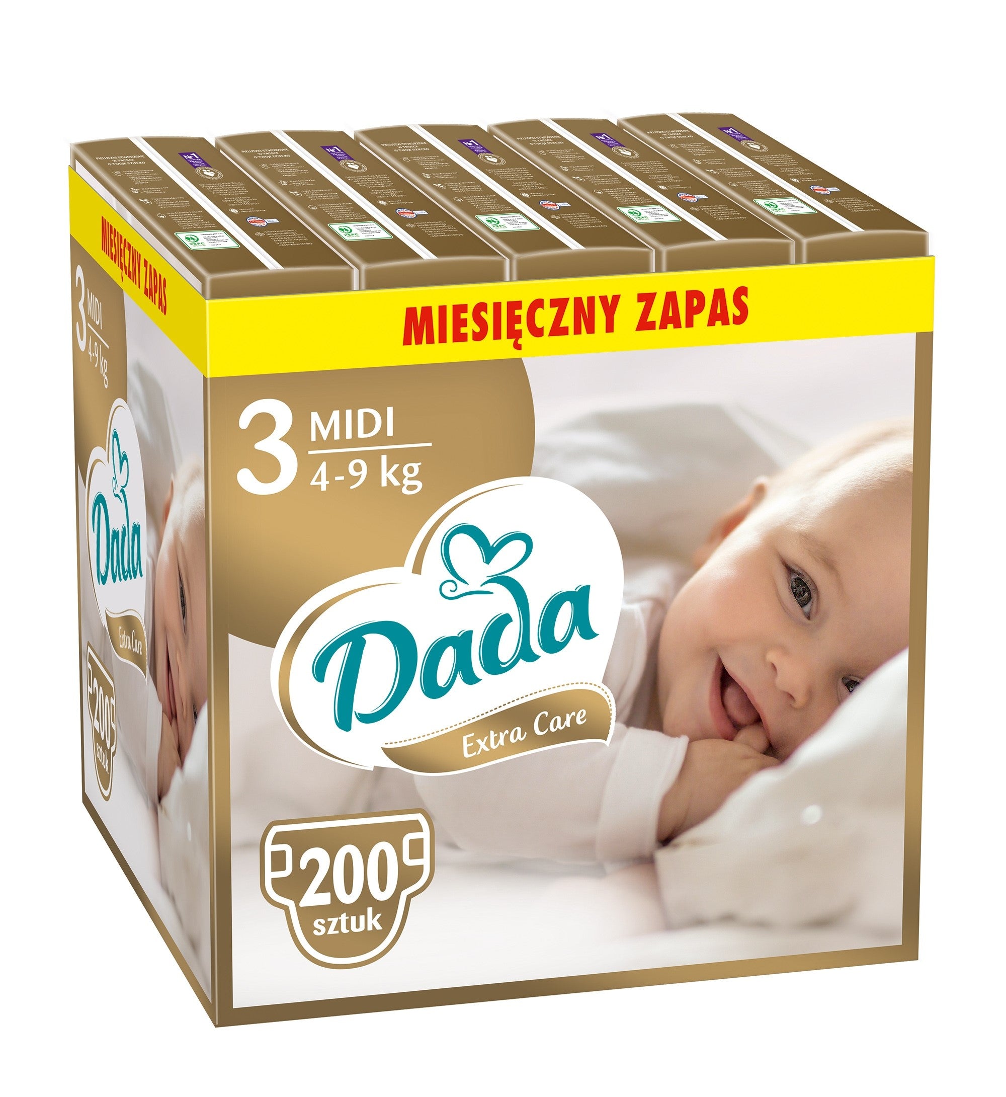 DADA Extra Care size 3 Diapers 200pcs