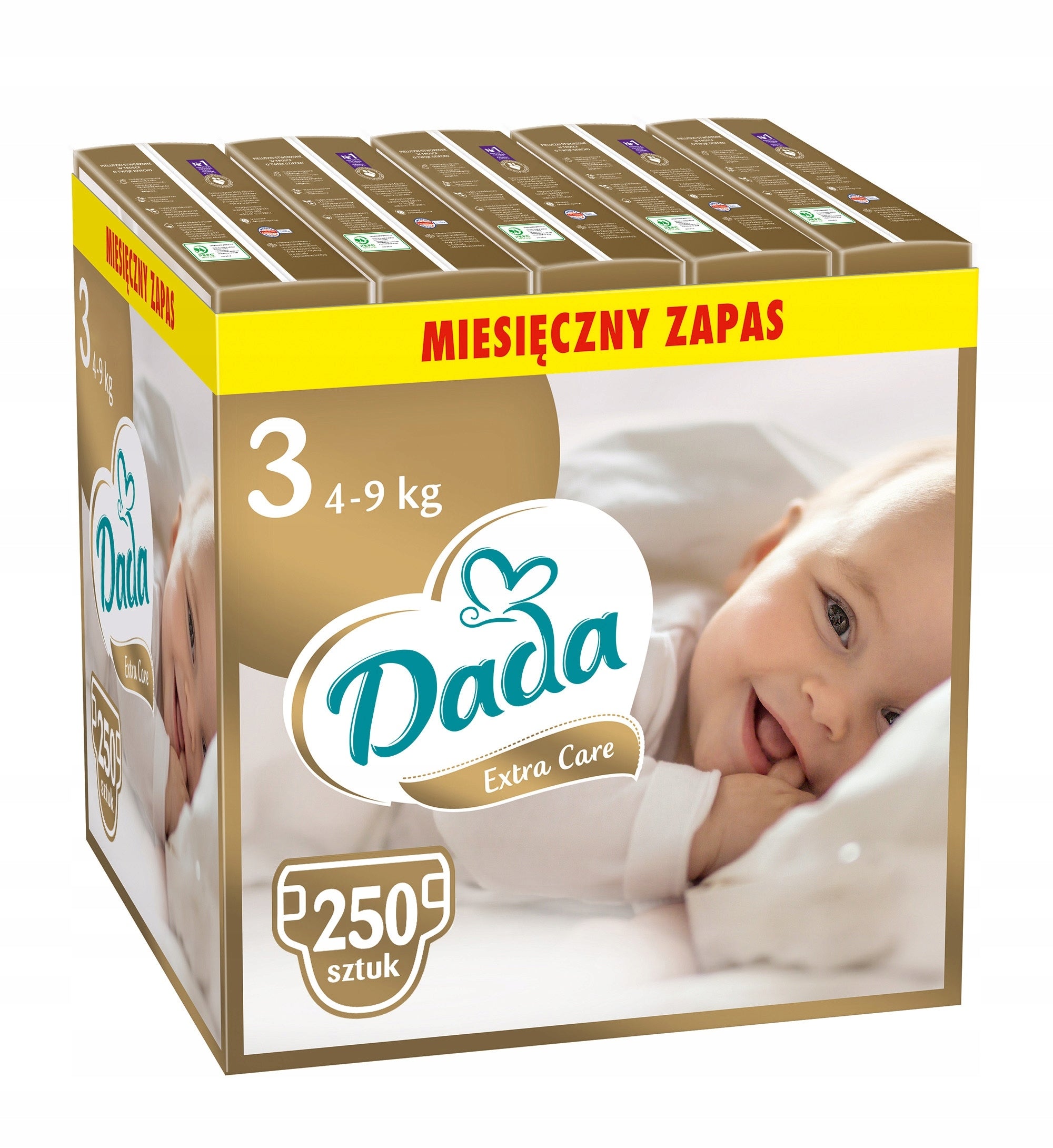DADA Extra Care size 3 Diapers 250pcs